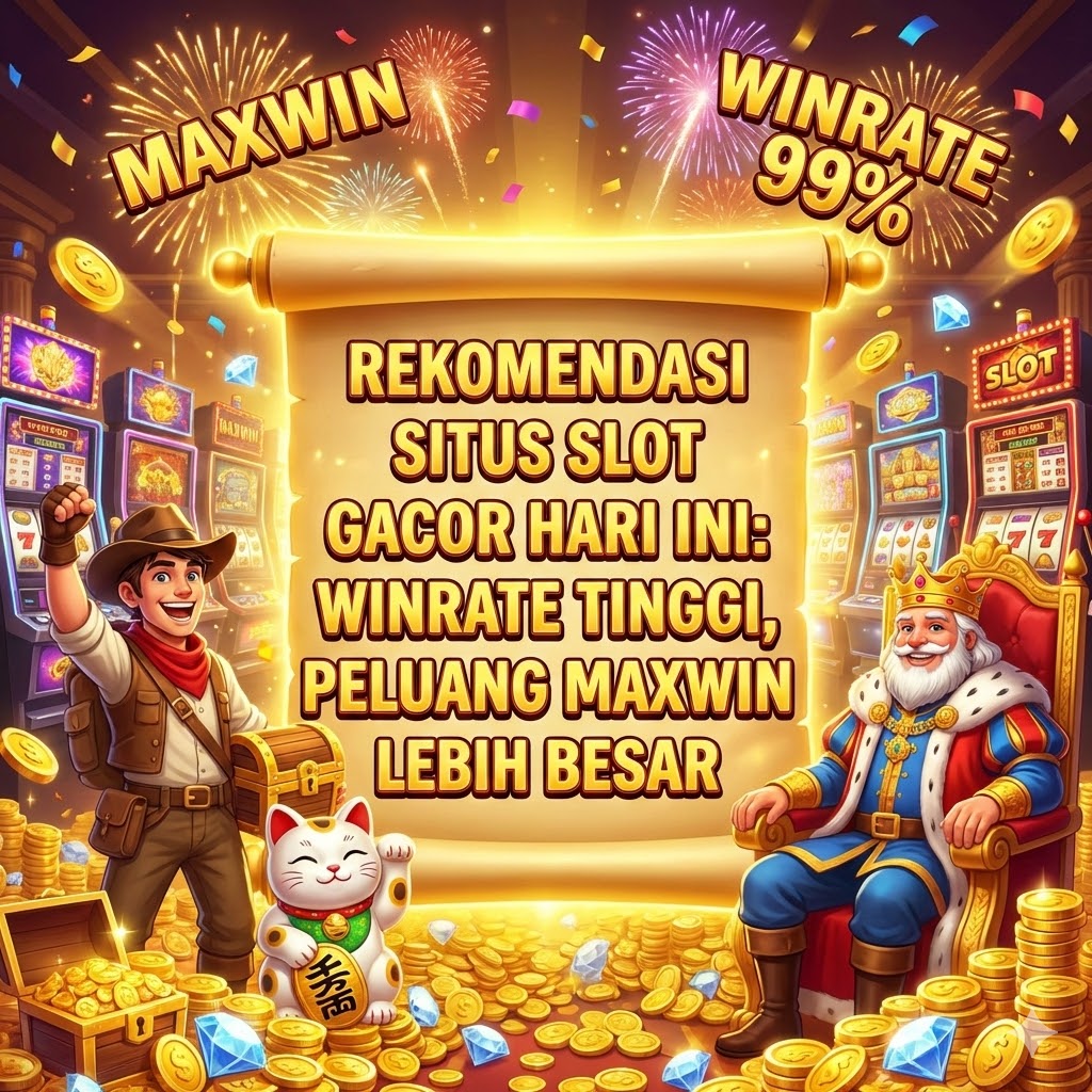 Rekomendasi Situs Slot Gacor Hari Ini: Winrate Tinggi, Peluang Maxwin Lebih Besar